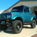 suzuki samurai 4x4 1990 fuel injected 4x4 Teal Solid tow vehicle