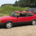 TALLADEGA RED 1990 Saab 900 SPG. RARE.