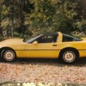 The 1986 corvette was purchased in Warwick, New York, & has 12,219 miles, color