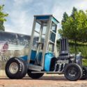 the telephone rod custom hotrod V8 show car original from the 70s