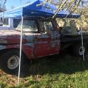 This is a 1960 c 20 flatbed truck.