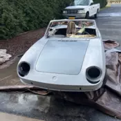 This is  A 1972 Fiat 850 Spider Bertone