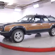 TIME CAPSULE COLLECTOR WAGON. RARE BLUE. WOOD PANELING 59K ACTUAL MILES COLD AC
