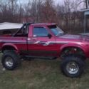 toyota 4x4 1983 straight axle short bed custom built 350ci chevy eng auto trans