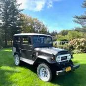 toyota fj40 land cruiser in original condition. No mods. Drive or restore it