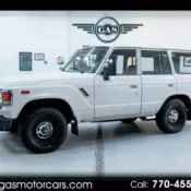 Toyota Land Cruiser White with 109266 Miles, for sale!