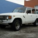 TOYOTA LANDCRUISER LAND CRUISER  FJ60 4X4 144K MILES WHITE OVER BLUE INTERIOR