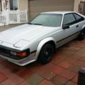 toyota supra1985 silver manual