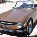 TR6--TRIUMPH-1974, NO RUST, EXCELLENT RUNNER WITH A RESTORATION