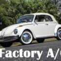 Triple white! Incredibly rare Factory A/C! Great condition inside and out. Fun!