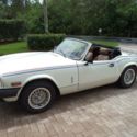 TRIUMPH SPITFIRE 1980 23,000 ORIGINAL MILES WHITE WITH TAN INTERIOR