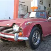 Triumph TR250 1968 owned by original California owner since new until 2013.