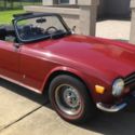 Triumph TR6 with 5 speed conversion