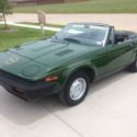 Triumph TR7 for auction. 1980 Brooklands Green Convertible. 2 litre 4 cylinder