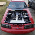 Turbo Coyote Swap Fox body Mustang E85 5 speed TKO trans street strip s197 Dash