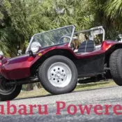 Turbo Subaru powered buggy! 330 horsepower. Custom paint, roll bar, and dash.