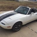 Turbocharged 1991 Mazda Miata convertable with 1.8L engine and 5 speed trans