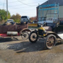 TWO 1915 MODEL T FORDS ROADSTER & CANADIAN TOURING BRASS CARS