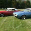 Two 1967 Firebird convertibles  Frame off restorations.