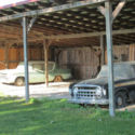TWO HARD TOP 4 DOOR 1956-57 NASH RAMBLER CUSTOM SEDANS-GREEN ONE IS PILLARLESS!