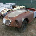 TWO MGA ROADSTER PROJECTS WITH GIGANTIC LOT OF PARTS