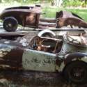 Two MGA roadsters