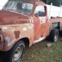 TWO STUDEBAKER PICKUP TRUCKS, 1955 AND 1957 PROJECT PICKUP TRUCKS