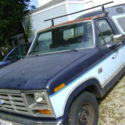 used 1986 Ford F150 pickup truck 6 cylinders 4speed overdrive stick shift