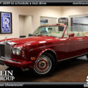 Used 1987 Rolls Royce Corniche Convertible Low Miles 2 dr Automatic Red AS-IS
