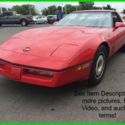 Used 85 Chevrolet Corvette 5.7L 305 V8 Red Cheap Low Miles Hard Top Tuned Port