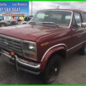 Used 86 Ford Bronco XLT 5L V8 Auto 4x4 Burgundy Cloth Runs Drive No Reserve