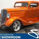 V8 BBC Auto Classic Vintage Collector Hot Rod Custom Orange A/C Fiberglass