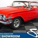 V8 SBC Auto Classic Vintage Collector Red White Chevy Torq Edelbrock