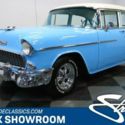 V8 TH350 Auto Blue White Bel Air Bel-Air Classic Vintage Collector Chevy Cragar