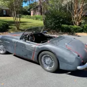 Very little rust, Like new chrome wire wheels, tires, hubs/splines, knock offs,
