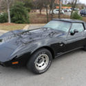 Very nice 1979 Black Corvette, T-Tops, 4-speed manual with nice white leather