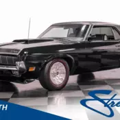 Very Slick Black on Black! 4K Miles on Rebuilt 351C V8, Auto, Vintage A/C, PS, P