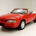 Vibrant Red/White Power Top/5.0 Liters Of Power/53K Original Miles