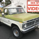 **VIDEO** 1975 FORD HIGHBOY F250 4X4 4WD CUSTOM LOW RESERVE!!!