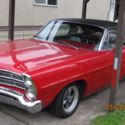 Vintage 1967 Ford Galaxie 500. 2 Door Hardtop Fastback.