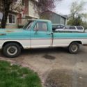 Vintage 1968 FORD Pickup Truck Two Tone Peacock Blue RUNS & DRIVES