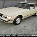 VINTAGE 1979 TOYOTA CELICA SUPRA! BLUE PLATE CA. CLASSIC 96K MILES! NO RESERVE!