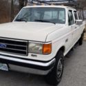 Vintage 1990 FORD Truck F-350 XLT Lariat 460 V8 Fuel Injection Crew Cab Long Bed
