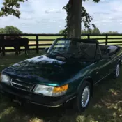 Vintage 1993 Saab 900S Convertible