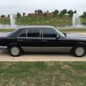Vintage antique 1987 Mercedes benz 420 SEL BLACK VERY CLEAN RUST FREE TEXAS CAR