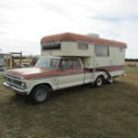Vintage Born Free camper With matching 1976 Ford F250 XLT camper Special FACTORY