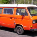 VINTAGE CALIFORNIA 1980 VW BUS VANAGON WESTFALIA CAMPER RV WITH AC POP TOP TENT