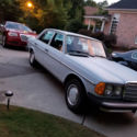 vintage car 1977 Mercedes Benz 240D 40 Years Old 254,000 miles and runs great.