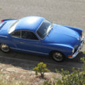 Vintage Classic Adriatic Blue VW Karmann Ghia Coupe in Excellent Original Cond.