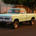 Vintage F250 Pickup Truck Original Cancer Free Runs Well 4 Speed AC Great Patina